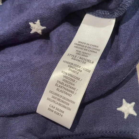Splendid Long Sleeve Star Top NWTS - Picture 5 of 10